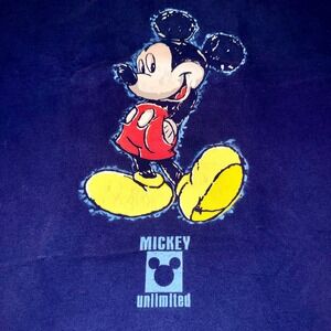 Mickey Unlimited T-Shirt Women 3X Navy Blue Fair Disney Mickey Mouse Graphic Tee